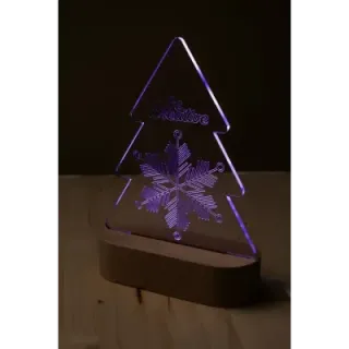 Christmas tree LED light trophy - AP716921 (ANDA#01T)